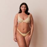 luxe balconette bh & string/slip set vrouwen citroen Lounge ondergoed 008ZJ21 - Image 11