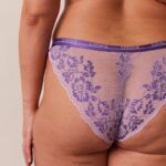luxe balconette bh & string/slip set vrouwen paars Lounge ondergoed 008ZJ18 - Image 17