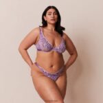 luxe balconette bh & string/slip set vrouwen paars Lounge ondergoed 008ZJ18 - Image 21