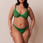 luxe balconette bh & string/slip set vrouwen smaragd Lounge ondergoed 008ZJ25 - Image 21