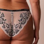 luxe balconette bh & string/slip set vrouwen zwart Lounge ondergoed 008ZJ4 - Image 16