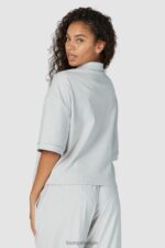 luxe pyjamashirt met reliëf vrouwen vorst Lounge kleding 008ZJ956 - Image 2