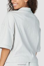 luxe pyjamashirt met reliëf vrouwen vorst Lounge kleding 008ZJ956 - Image 4