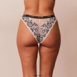 luxe slip vrouwen zwart Lounge ondergoed 008ZJ655