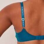 magische kanten bh en string set vrouwen turkoois Lounge ondergoed 008ZJ210 - Image 4