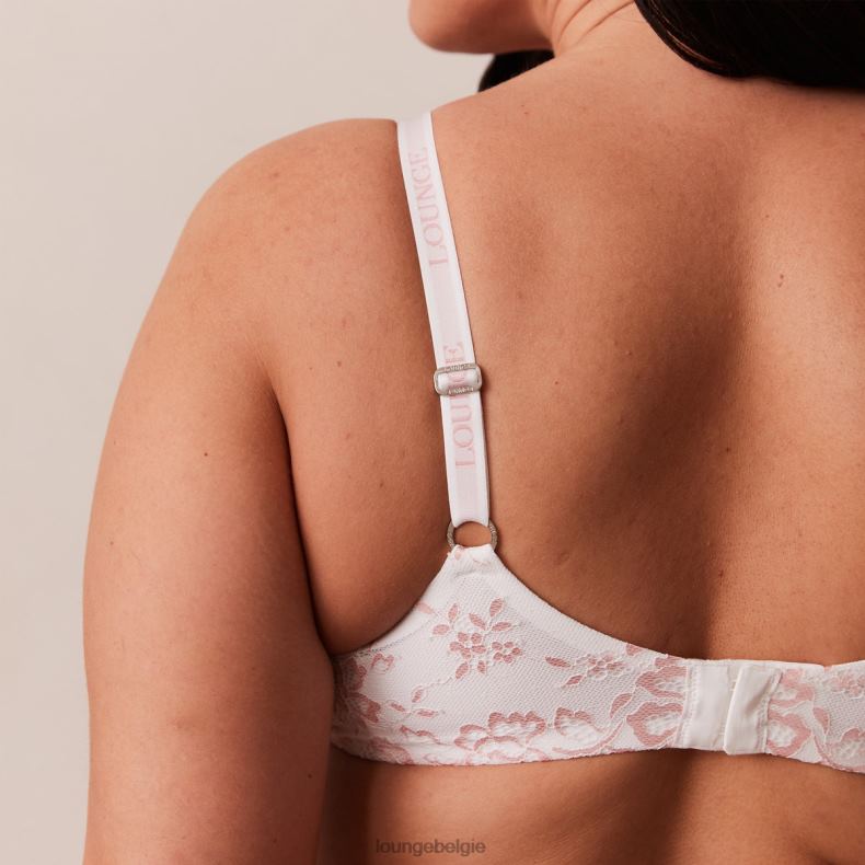 magische kanten bh en string set vrouwen wit Lounge ondergoed 008ZJ208 - Image 12