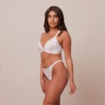 magische kanten bh en string set vrouwen wit Lounge ondergoed 008ZJ208 - Image 8