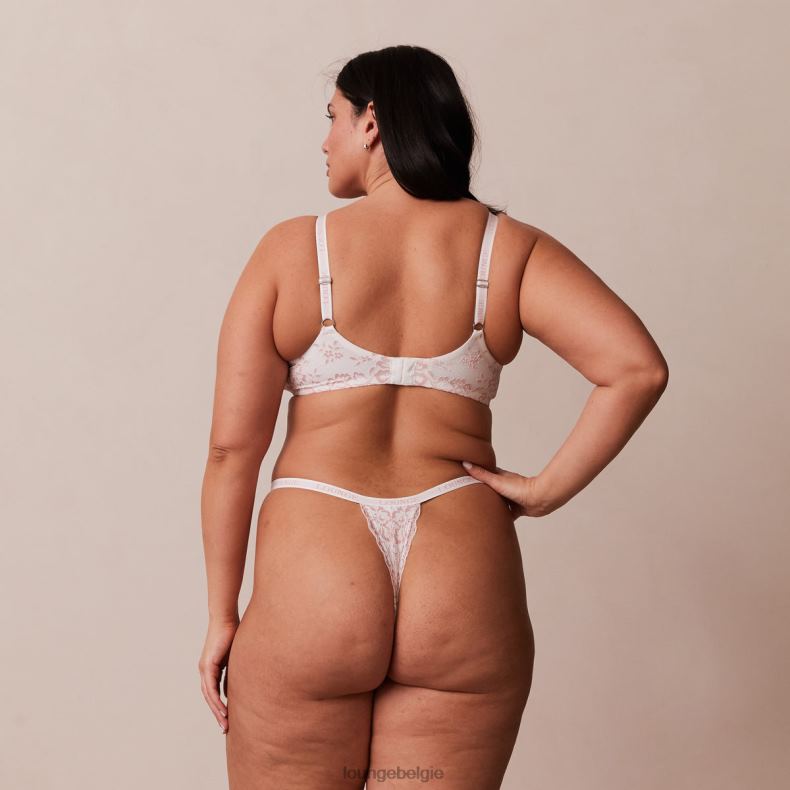 magische kanten bh en string set vrouwen wit Lounge ondergoed 008ZJ208 - Image 10