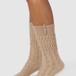 nauwsluitende gebreide sokken vrouwen nerts Lounge kleding 008ZJ953