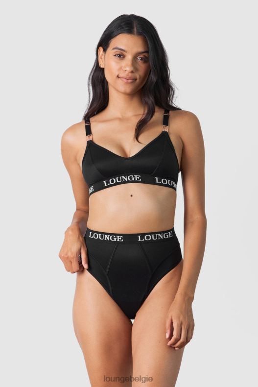 Nurture voedingsbeha en string/slip set vrouwen zwart Lounge ondergoed 008ZJ225 - Image 2