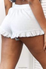 pyjamabroek met ruches vrouwen vorst Lounge kleding 008ZJ917 - Image 2
