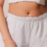 pyjamabroek met ruches vrouwen vorst Lounge kleding 008ZJ929 - Image 3
