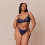 royal balconnet bh & string set vrouwen marine Lounge ondergoed 008ZJ82 - Image 11