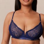 royal balconnet bh & string set vrouwen marine Lounge ondergoed 008ZJ82 - Image 12
