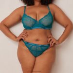 royal balconnet bh & string set vrouwen turkoois Lounge ondergoed 008ZJ104 - Image 11