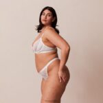 royal balconnet bh & string set vrouwen wit Lounge ondergoed 008ZJ63 - Image 3