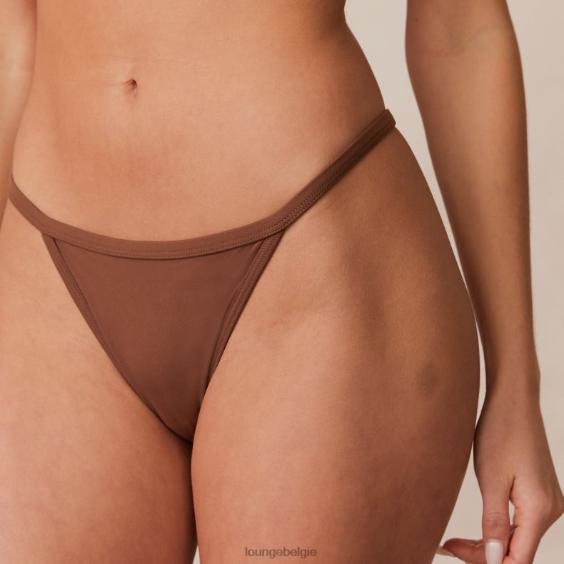 sculpt push-up T-shirt bh en g-string/slip set vrouwen kastanje Lounge ondergoed 008ZJ96 - Image 10
