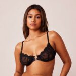seduce set met balconnetbeha en string/slip met sluiting aan de voorkant vrouwen zwart Lounge ondergoed 008ZJ126 - Image 16