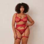 Selina intimi ingesteld vrouwen kastanjebruin Lounge ondergoed 008ZJ346