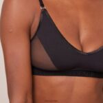 Set met contourmesh-bh en string/slip vrouwen zwart Lounge ondergoed 008ZJ205 - Image 12