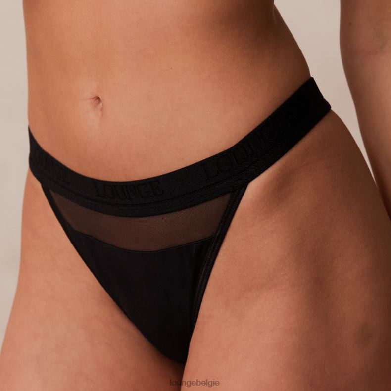 Set van mesh bh en string/slip vrouwen zwart Lounge ondergoed 008ZJ183 - Image 24