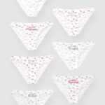 slips voor dagen van de week (7-pack) vrouwen afdrukken Lounge ondergoed 008ZJ702
