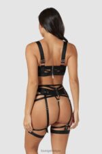 soriya intimi ingesteld vrouwen zwart Lounge ondergoed 008ZJ563 - Image 2