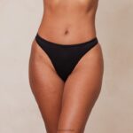 strakke, mindful string vrouwen zwart Lounge ondergoed 008ZJ634