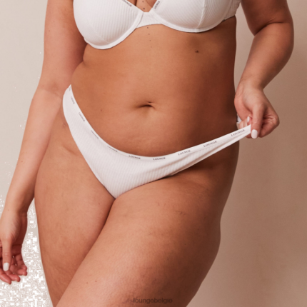 zo zachte geribbelde string vrouwen wit Lounge ondergoed 008ZJ693